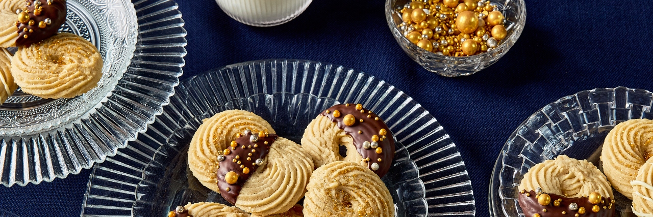 Biscuits au beurre à la douille