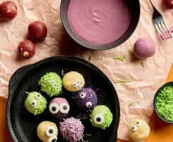 Truffes pâte à biscuits red velvet