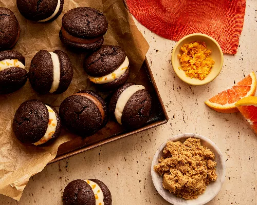 Mini whoopie pies au chocolat, trois façons