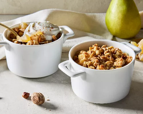 Croustade poire-gingembre à la friteuse à air chaud