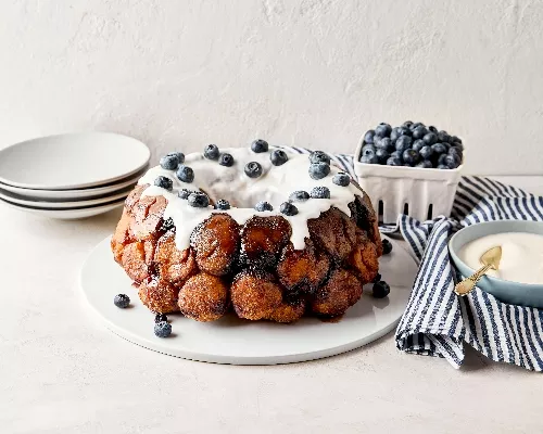 Monkey bread estival aux bleuets