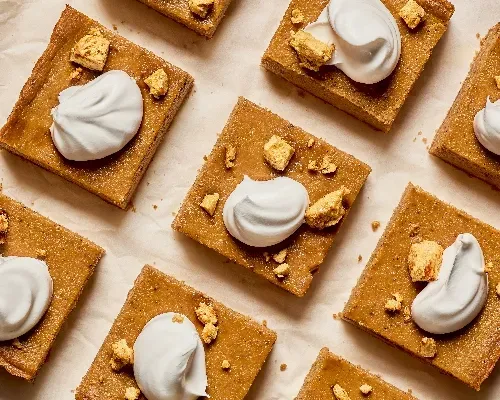 Barres citrouille, bourbon et érable salé