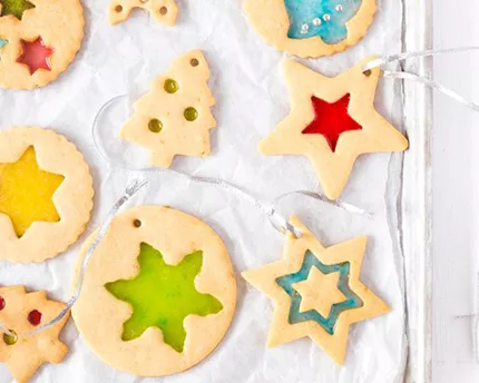 Biscuits vitraux gingembre et citron
